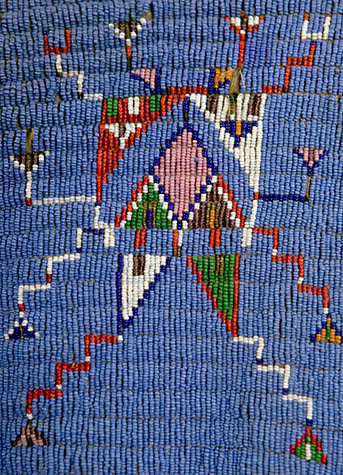 Lakota Beaded Dress Detail
