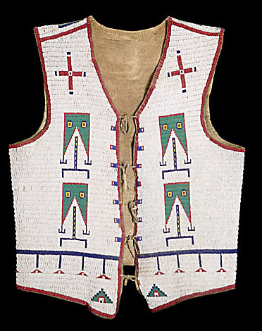 Beaded Vest Front