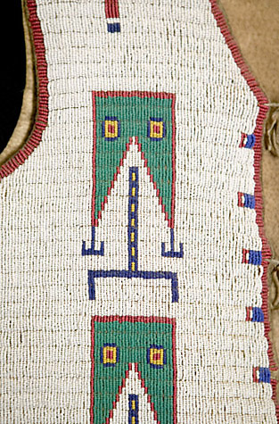 Beaded Vest Front Detail